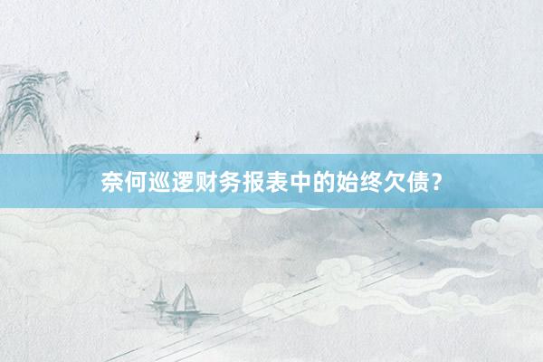 奈何巡逻财务报表中的始终欠债？